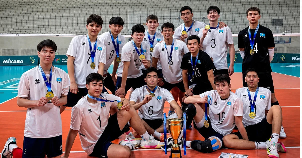 Қазақстанның U18 ерлер құрамасы – CAVA чемпионы